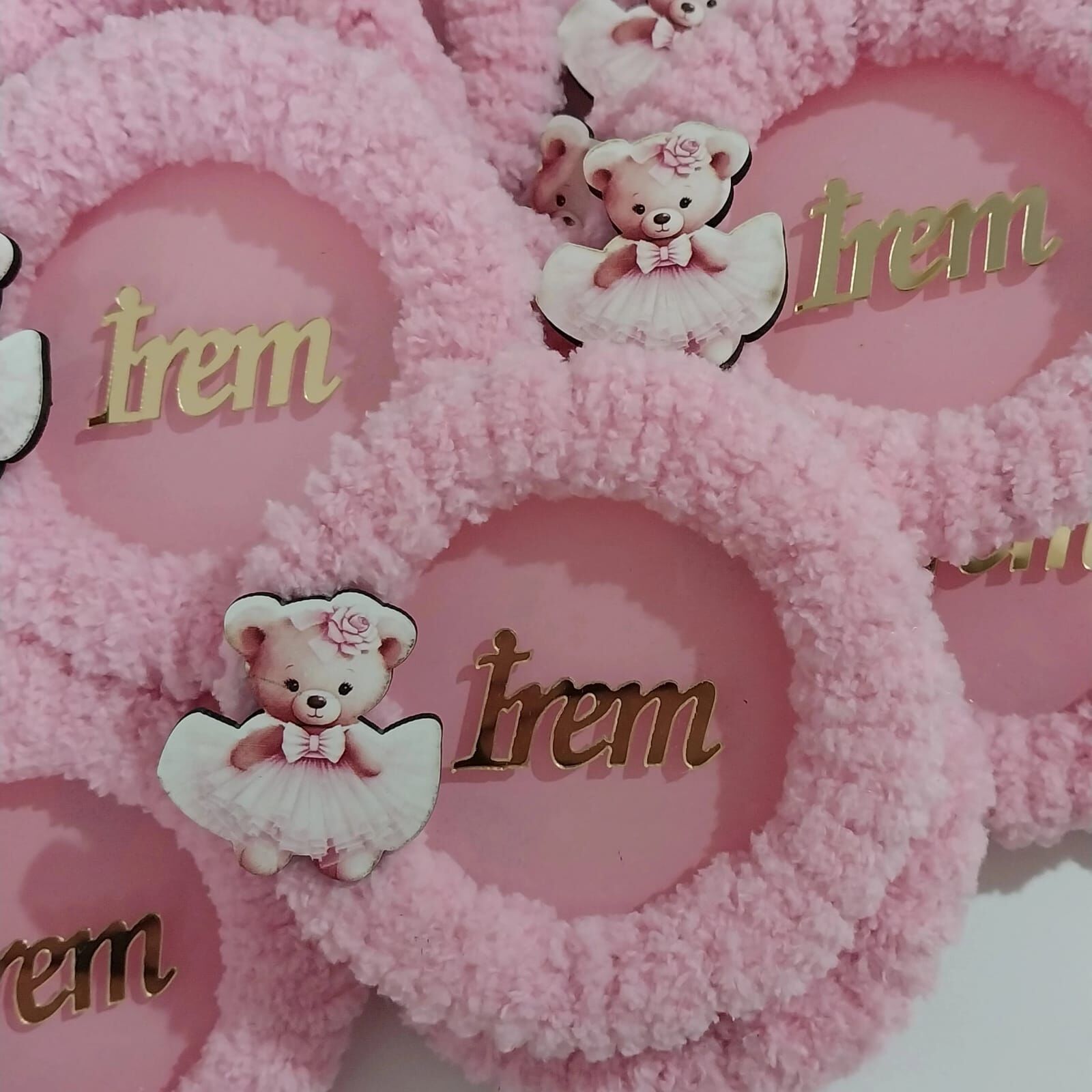 Pembe Puffydik Bebek Magnet 10 Adet